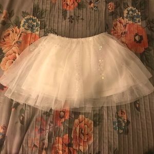 Girl white tutu